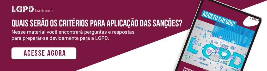 Sanções administrativas da LGPD